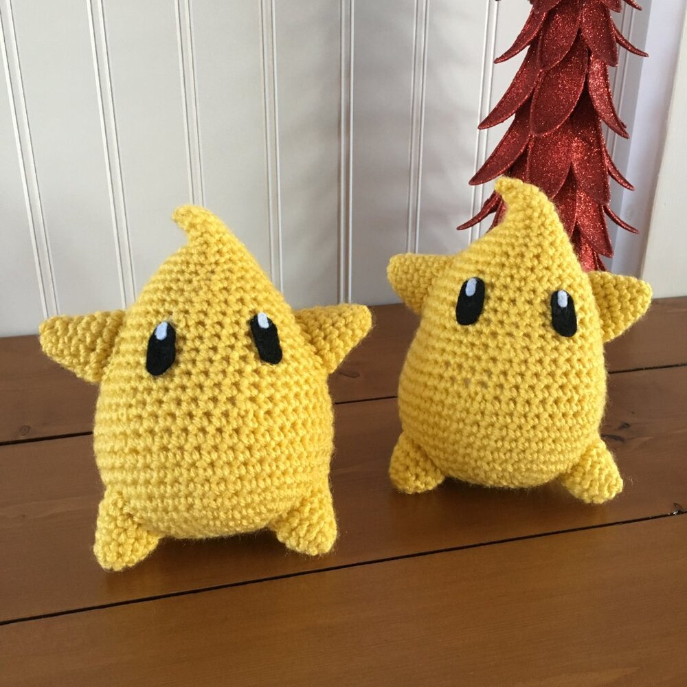 Luma - Super Mario Galaxy Inspired Crochet Luma Star - Picture 5 of 7